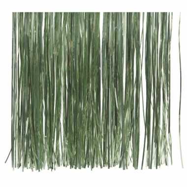 2x zakjes salie groene kerstboom versiering lametta haar