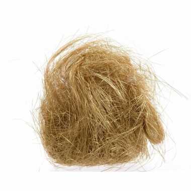 Gouden kerstdecoratie engelenhaar 40 gram