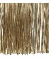 10x zakjes camel bruine kerstboom versiering lametta haar