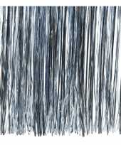 10x zakjes lichtblauwe kerstboom versiering lametta haar