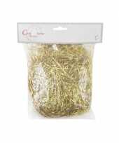 Gouden kerstdecoratie engelenhaar 20 gram