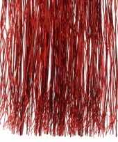 Kerstversiering folie engelenhaar rood